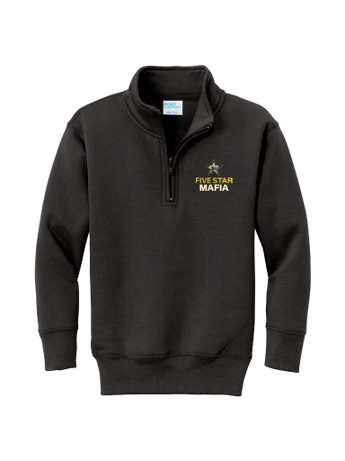 Port & Co Youth Core Fleece 1/4-Zip Pullover Sweatshirt preview, front