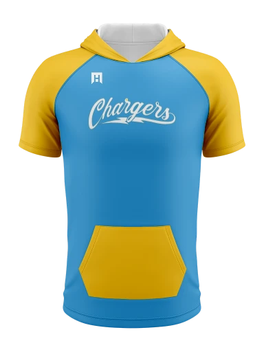 Personalized Men's Lightweight Core Short Sleeve Hoodie preview, front