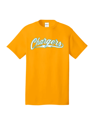 GVYF Chargers Core Cotton Tee preview, front