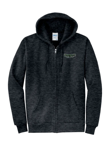 Port & Co Core Fleece Full-Zip Hooded Sweatshirt preview, front