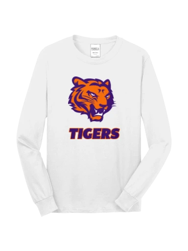 GVYF Tigers Long Sleeve Core Cotton Tee preview, front