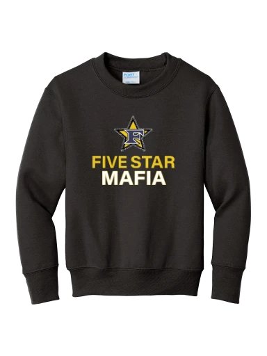 Port & Co Youth Core Fleece Crewneck Sweatshirt preview, front