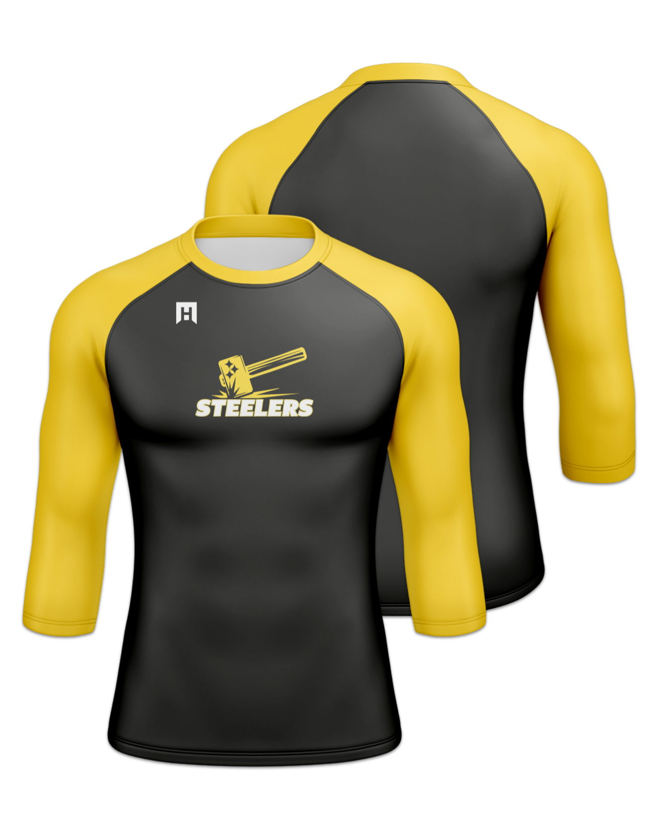 Rendered product preview, stack