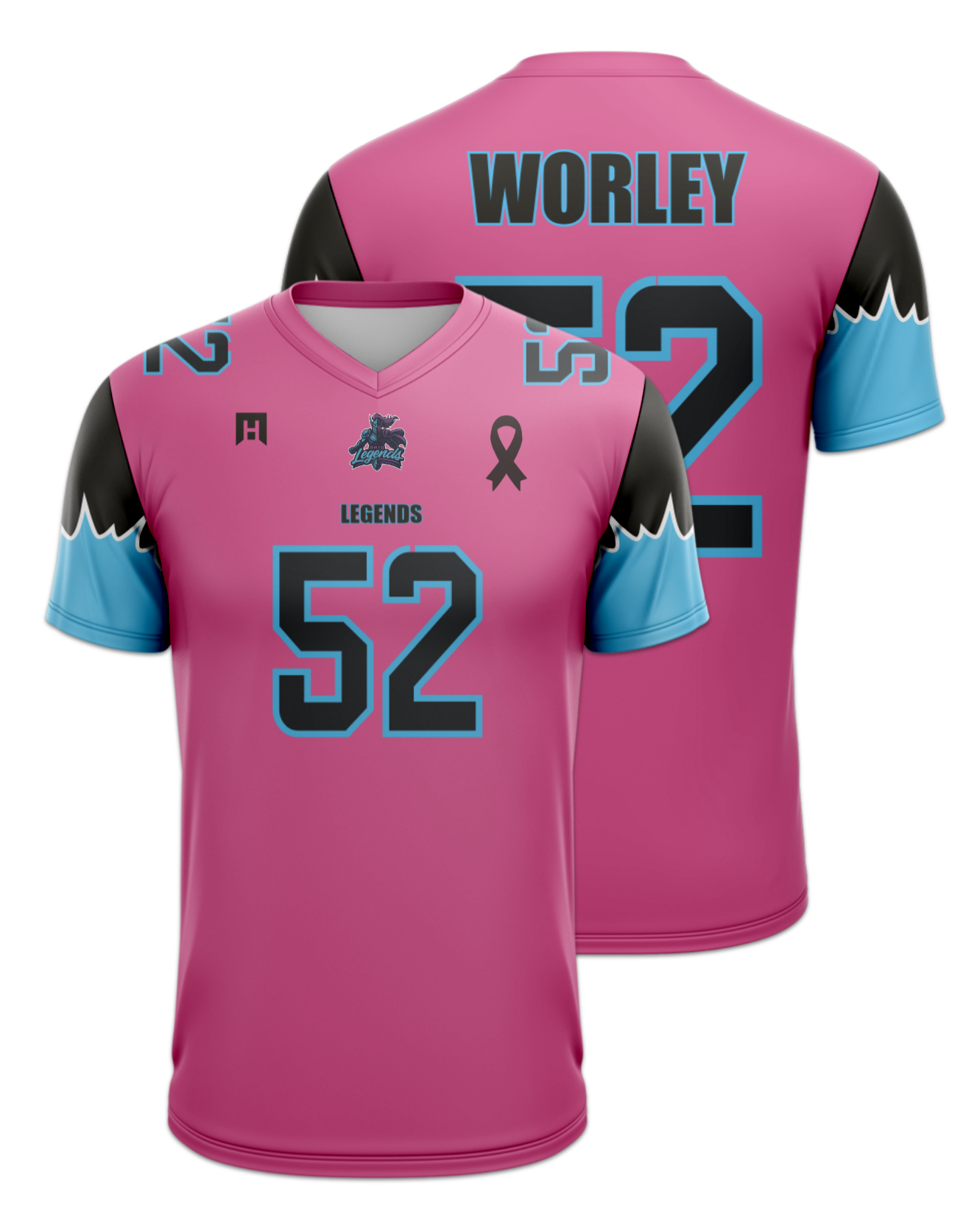 Rendered product preview, stack