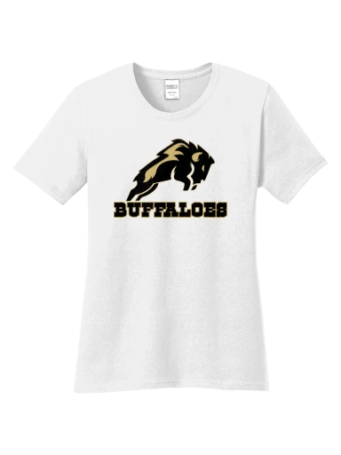 GVYF Buffaloes Women's Core Cotton Tee preview, front