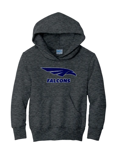 Youth Core Fleece Pullover Hooded Sweatshirt preview, front