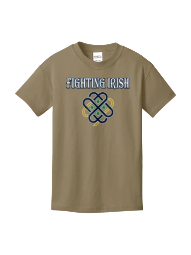 GVYF Fighting Irish Youth Core Cotton Tee preview, front