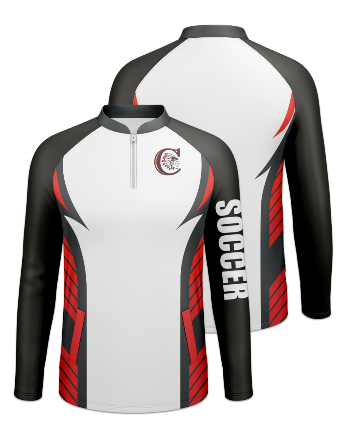 Rendered product preview, stack