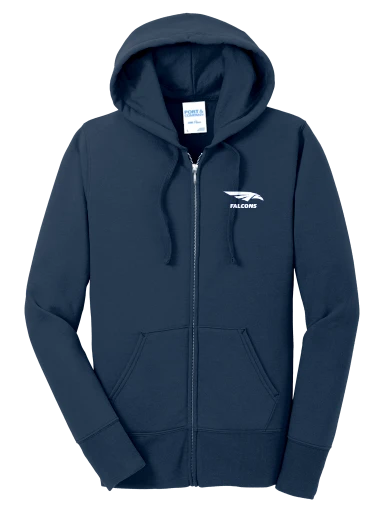 Women's Core Fleece Full-Zip Hooded Sweatshirt preview, front
