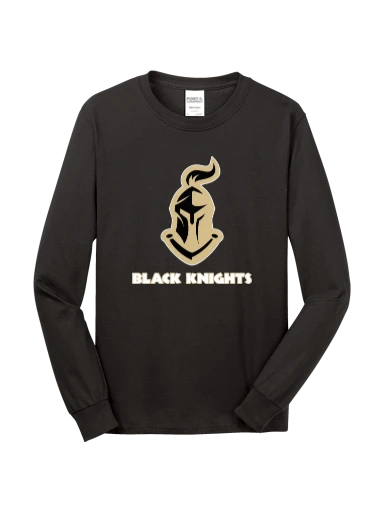 GVYF Black Knights Long Sleeve Core Cotton Tee preview, front