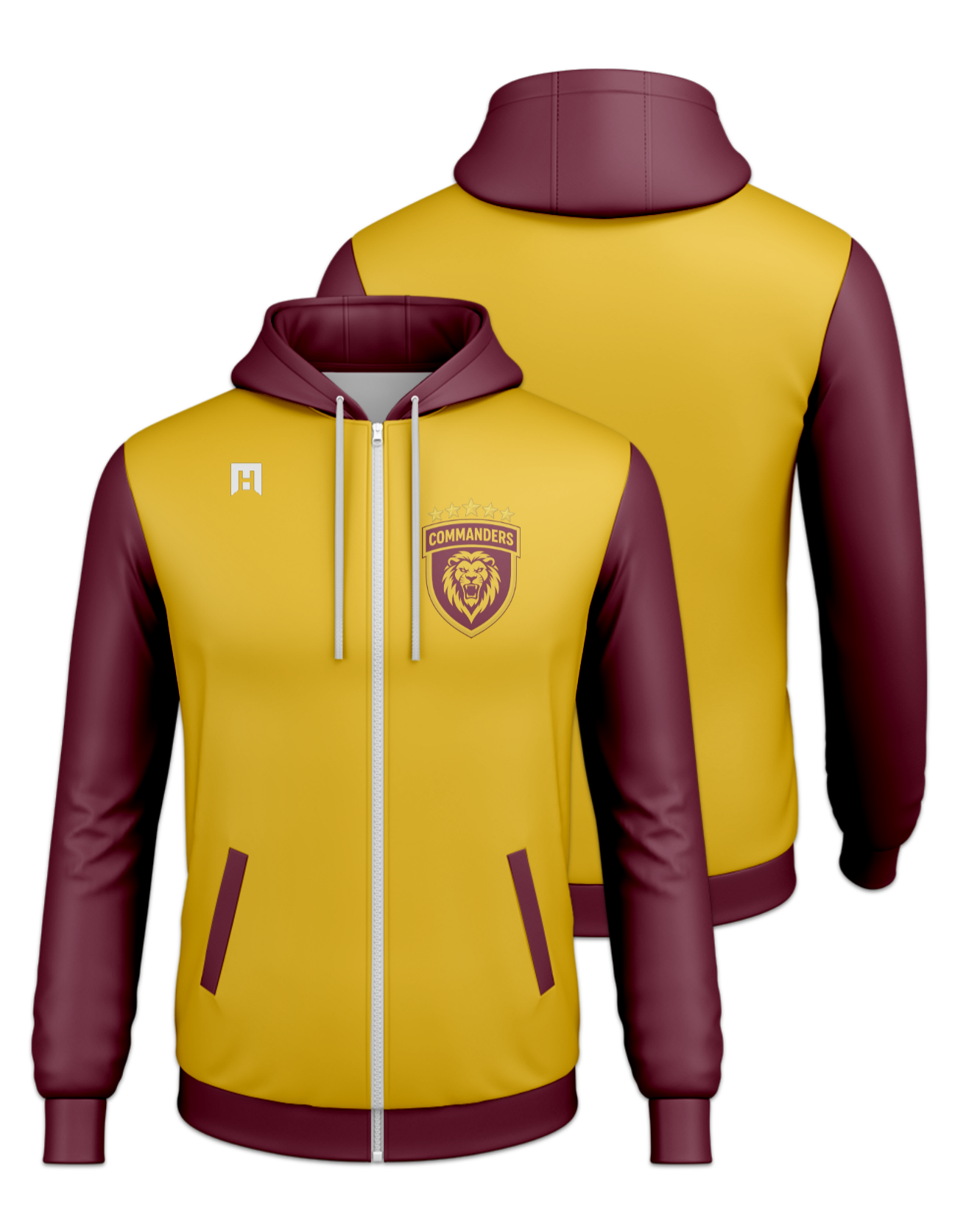 Rendered product preview, stack