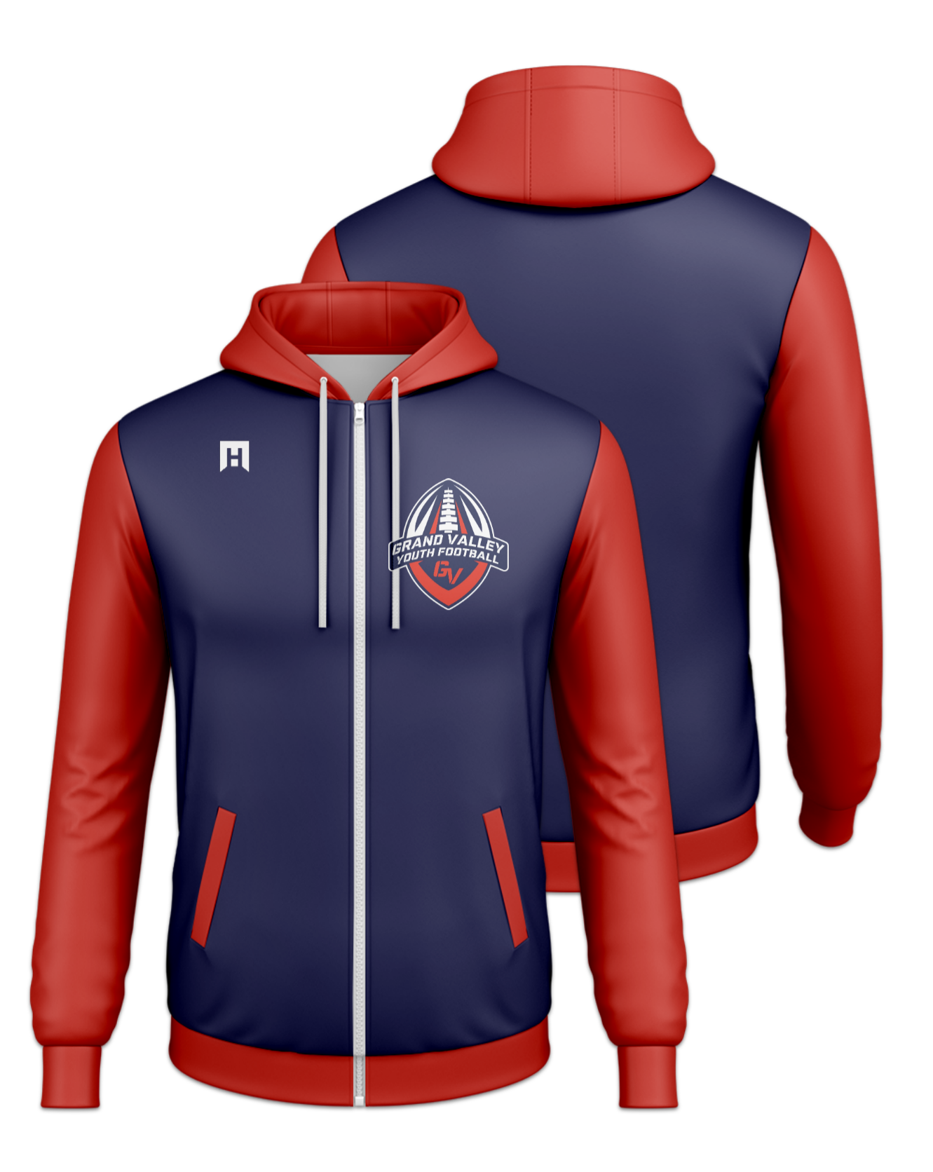 Rendered product preview, stack