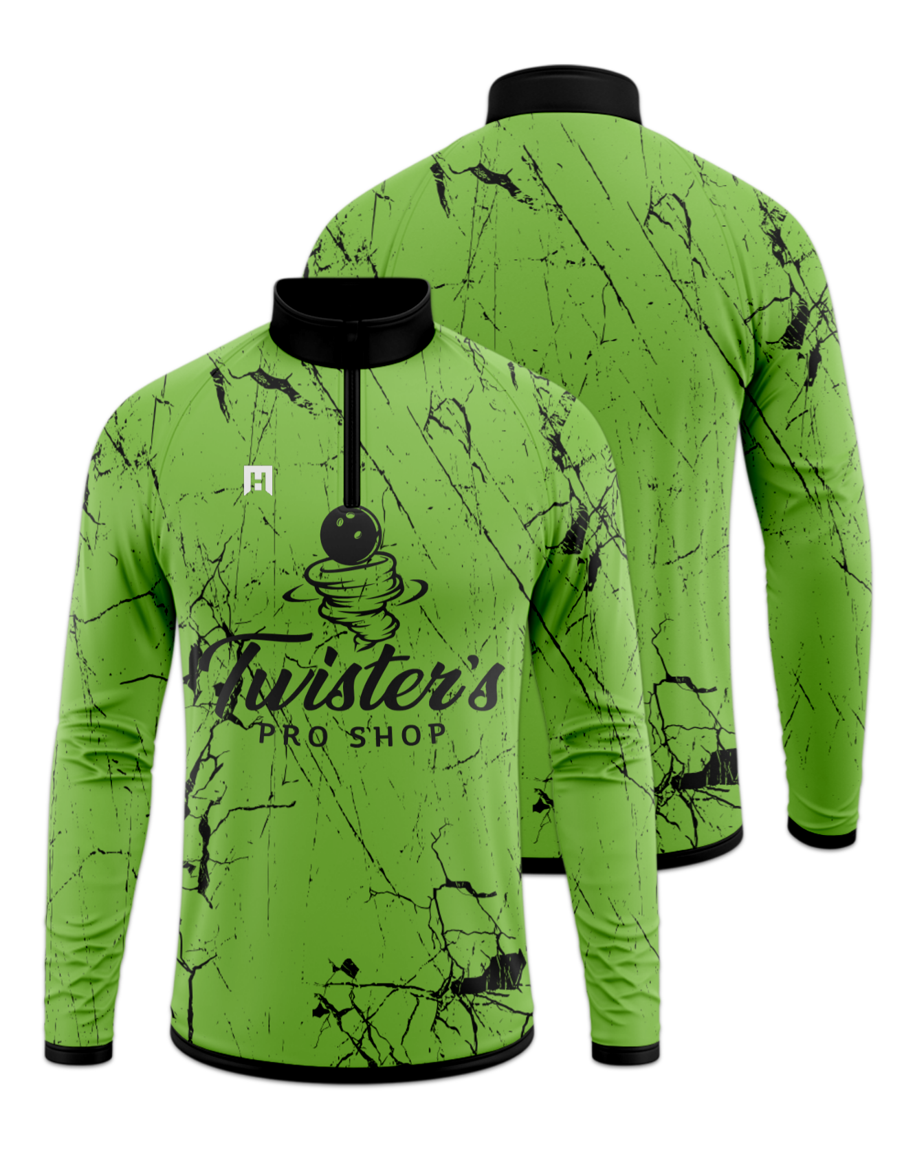 Rendered product preview, stack