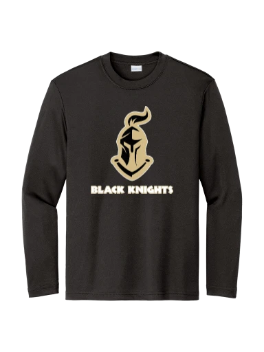 GVYF Black Knights Youth Long Sleeve PosiCharge Competitor Tee preview, front