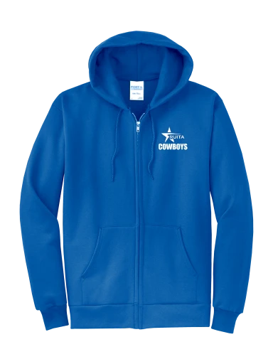 GVYF Cowboys Core Fleece Full-Zip Hooded Sweatshirt preview, front