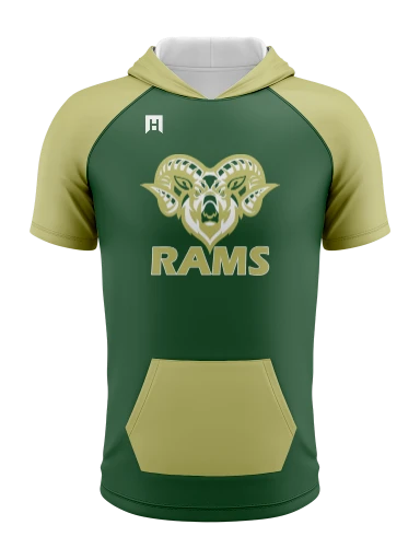 Personalized Men's Lightweight Core Short Sleeve Hoodie preview, front