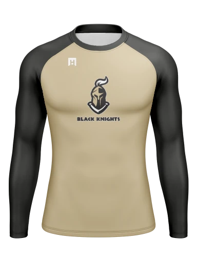 Men’s Compression Raglan Long Sleeve Rash Guard preview, front