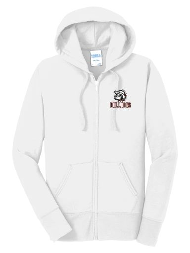 GVYF Bulldogs Women's Core Fleece Full-Zip Hooded Sweatshirt preview, front