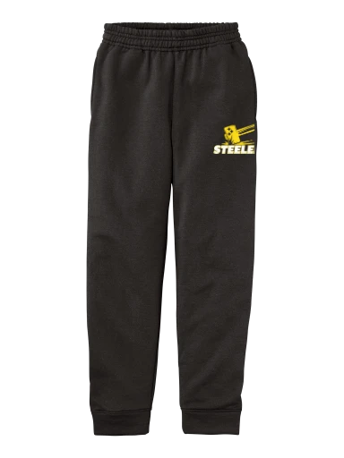 GVYF Steelers Youth Core Fleece Jogger preview, front
