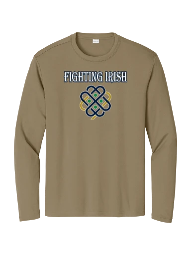 GVYF Fighting Irish Long Sleeve PosiCharge Competitor Tee preview, front