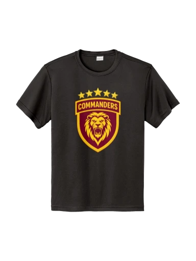 GVYF Commanders Youth PosiCharge Competitor Tee preview, front