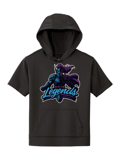 Youth Short Sleeve Hoodie preview, front