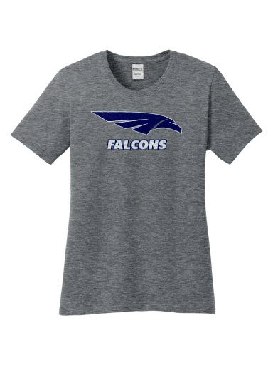 GVYF Falcons Women's Core Cotton Tee preview, front
