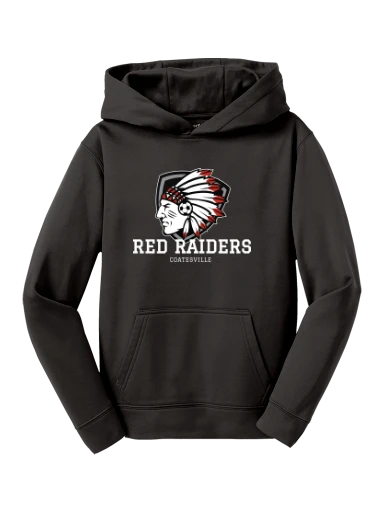 Sport-Tek Youth Sport-Wick Fleece Hooded Pullover preview, front