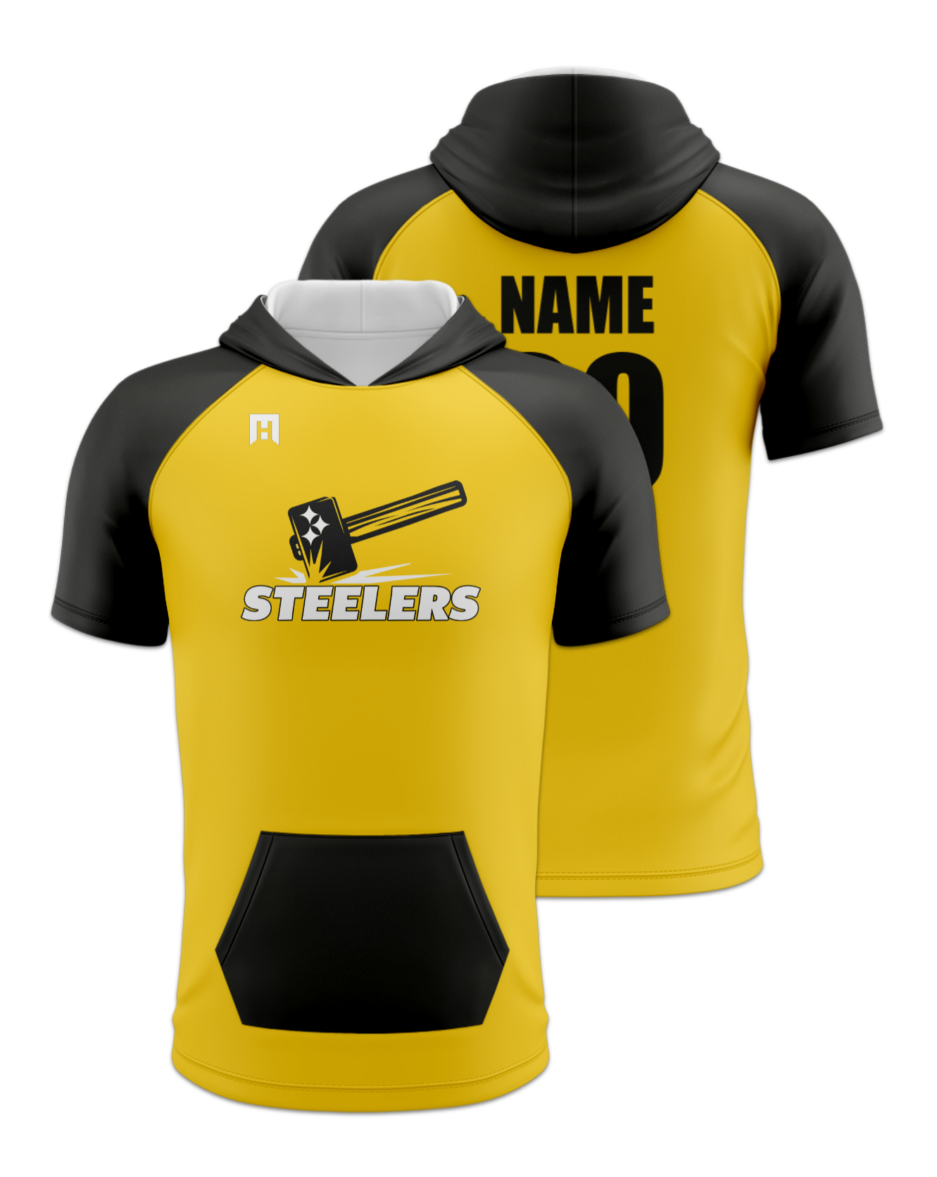Rendered product preview, stack