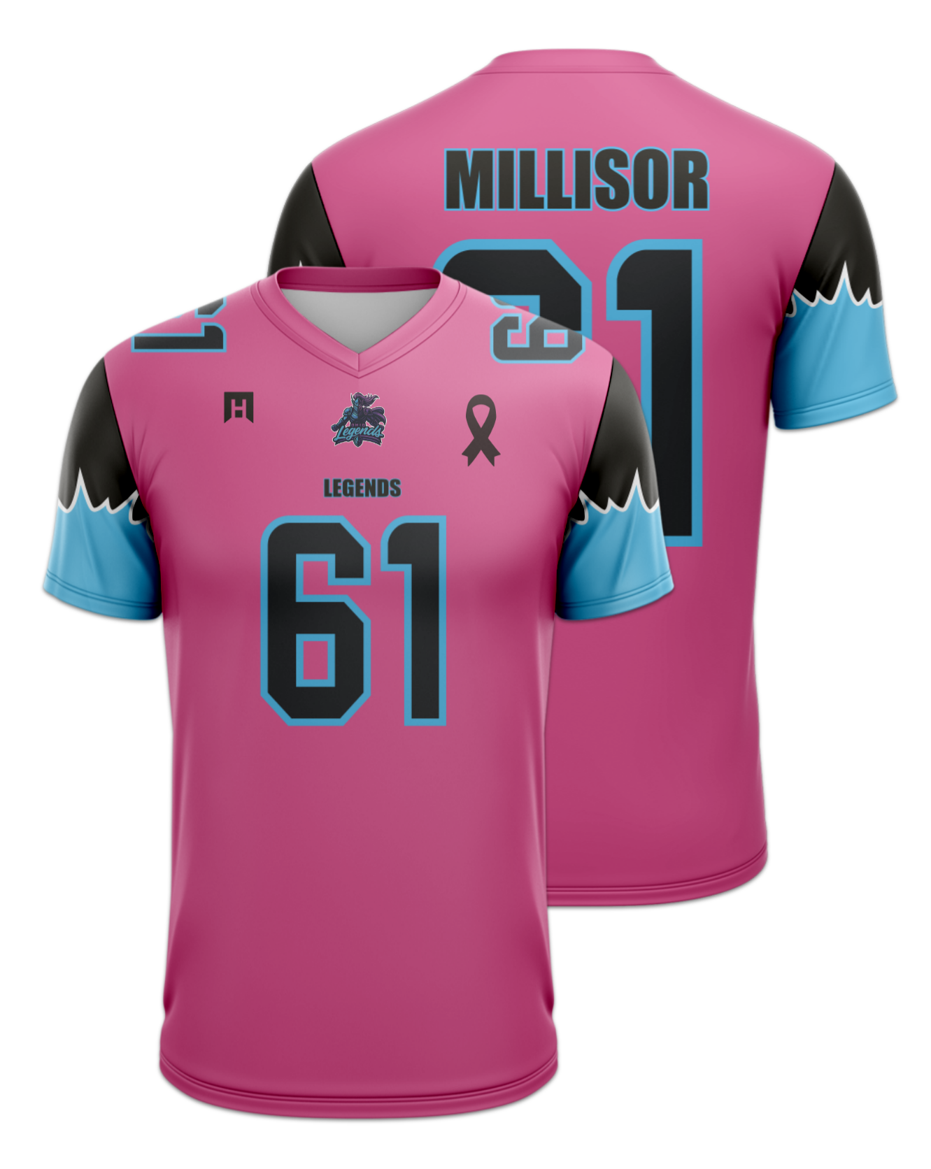 Rendered product preview, stack