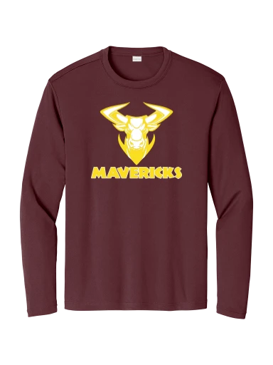 GVYF Mavericks Long Sleeve PosiCharge Competitor Tee preview, front