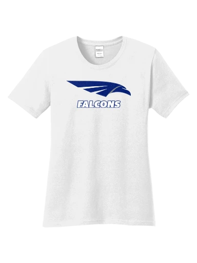 GVYF Falcons Women's Core Cotton Tee preview, front