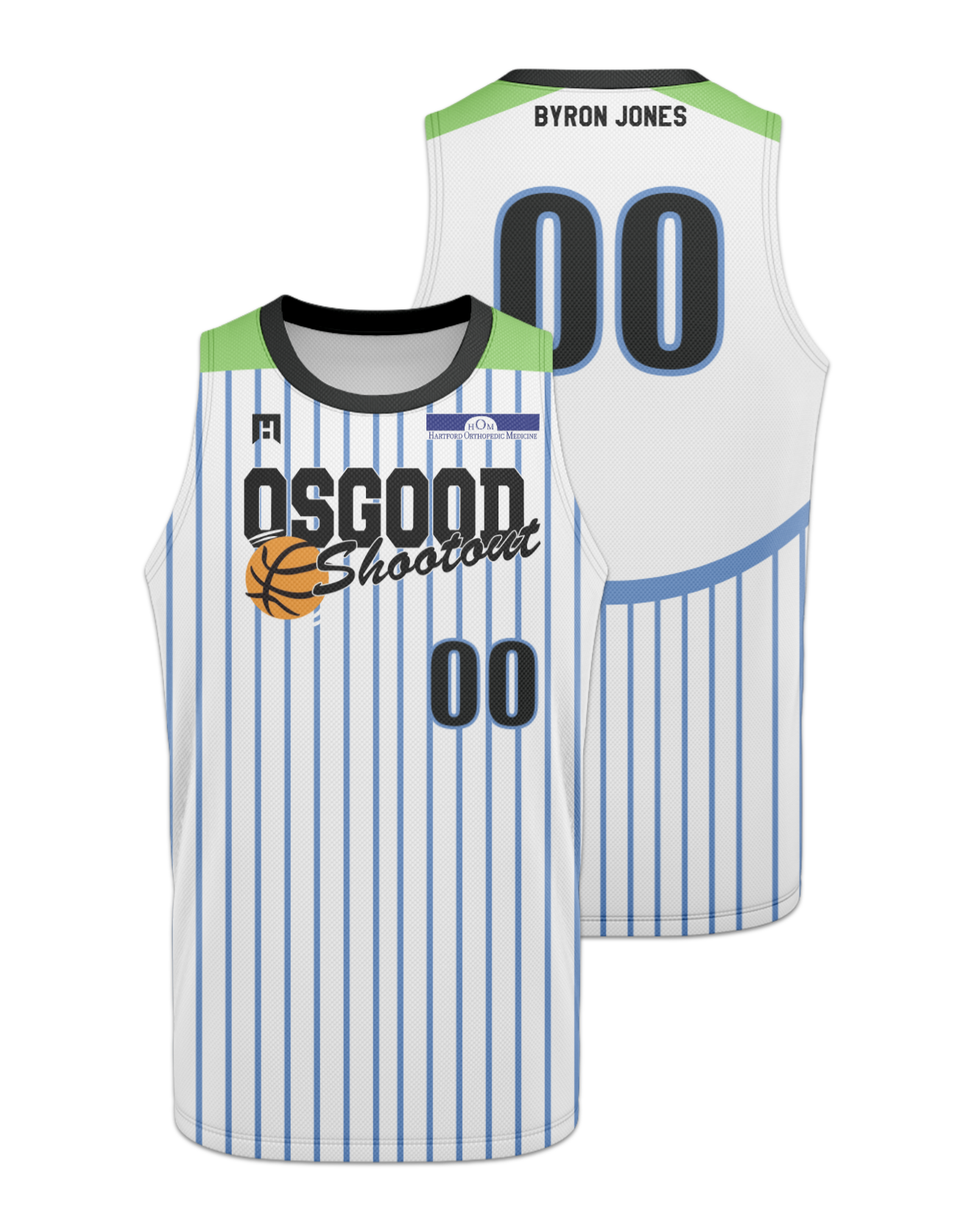 Rendered product preview, stack