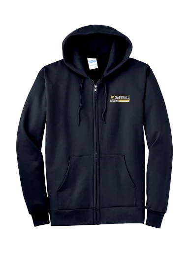 Port & Co Tall Essential Fleece Full-Zip Hooded Sweatshirt preview, front