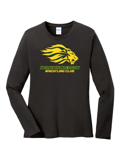 Port & Co Women's Long Sleeve Core Cotton Tee preview, front
