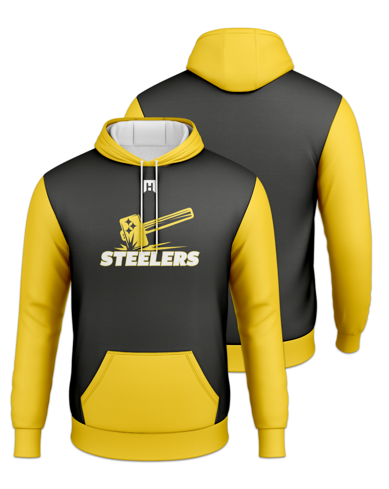 Rendered product preview, stack