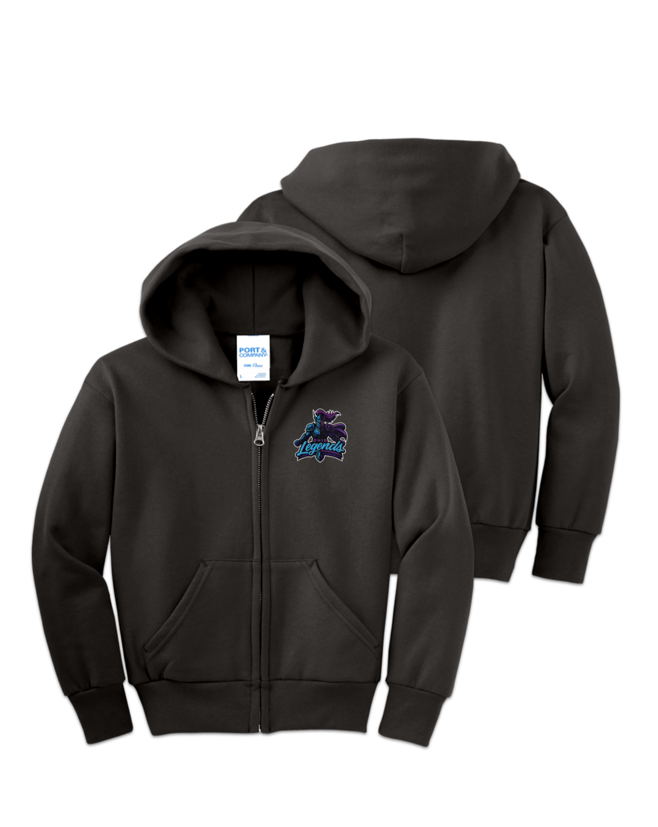 Rendered product preview, stack