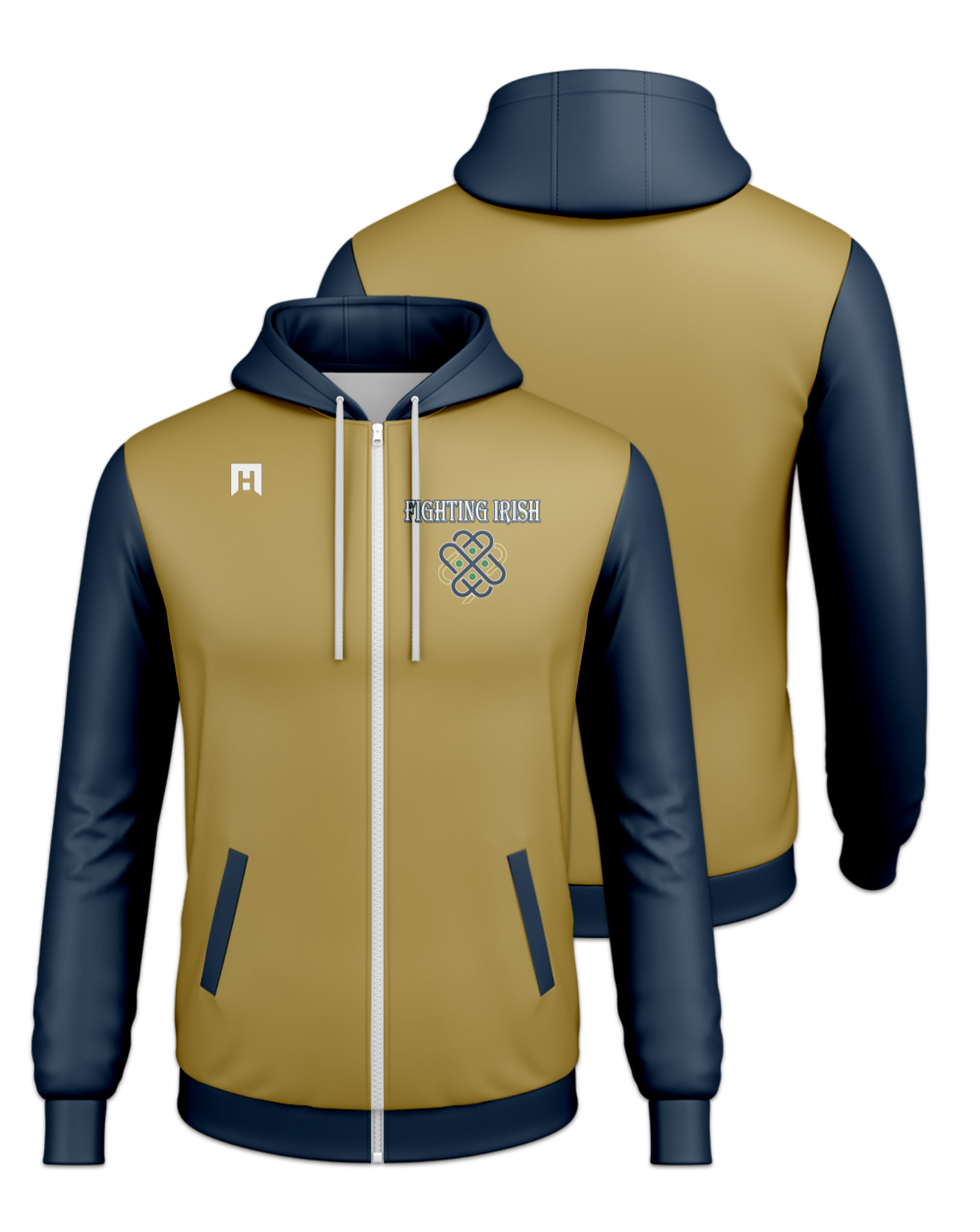 Rendered product preview, stack