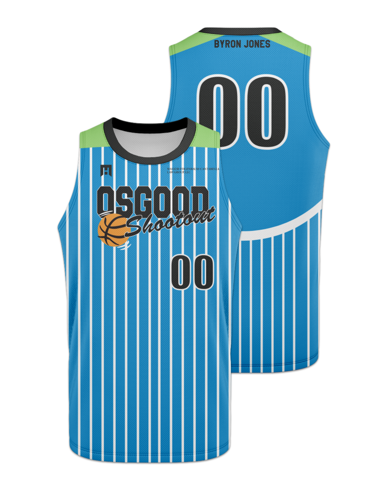 Rendered product preview, stack