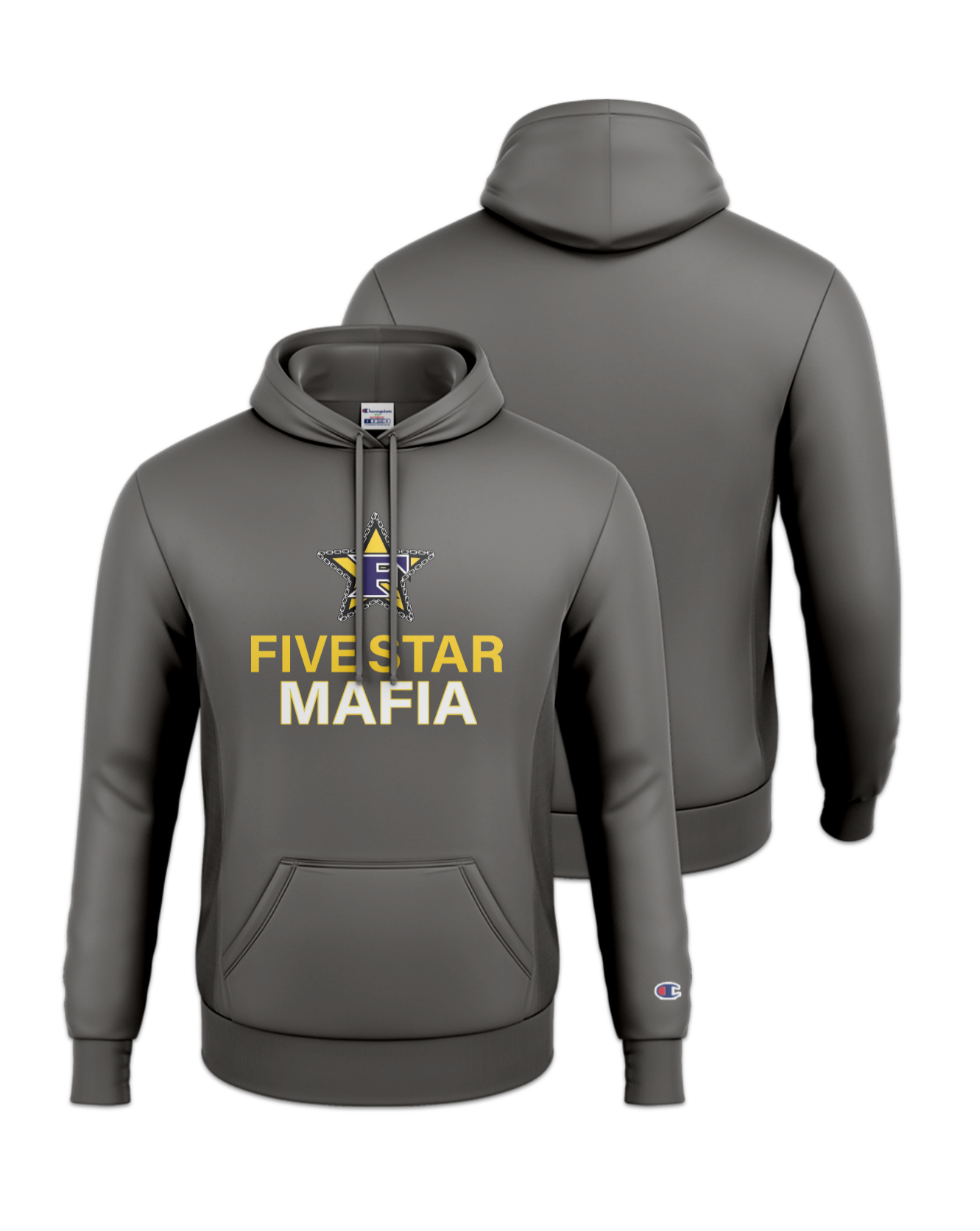 Rendered product preview, stack