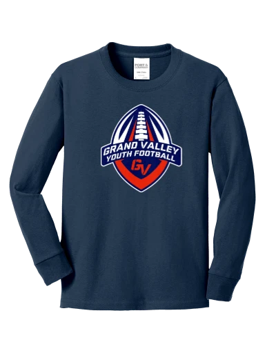 Youth Long Sleeve Core Cotton Tee preview, front