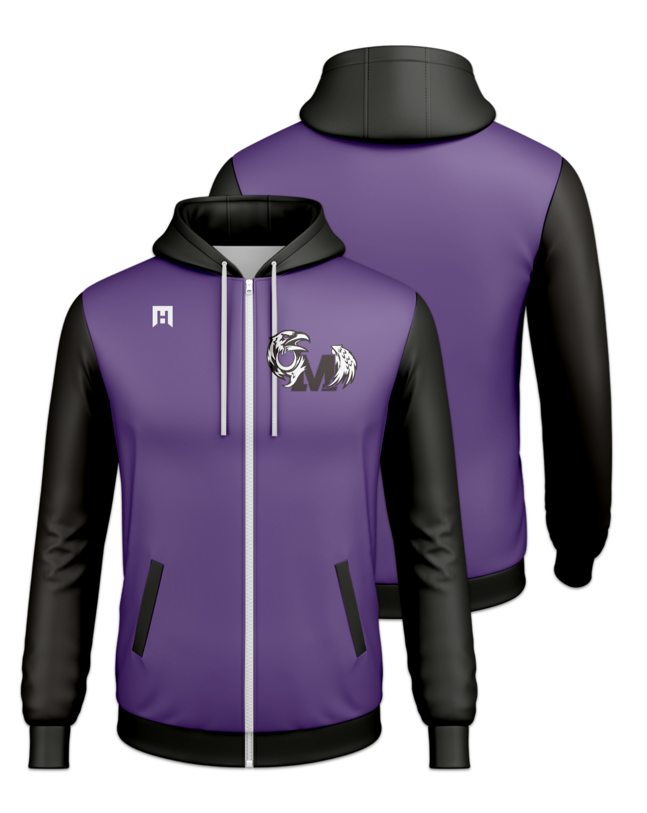 Rendered product preview, stack