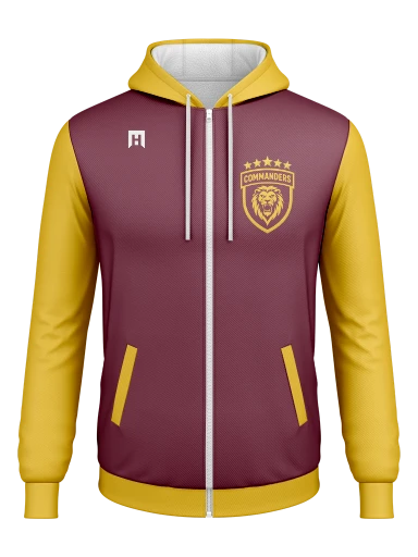 Full Zip Poly Fleece Hoodie preview, front
