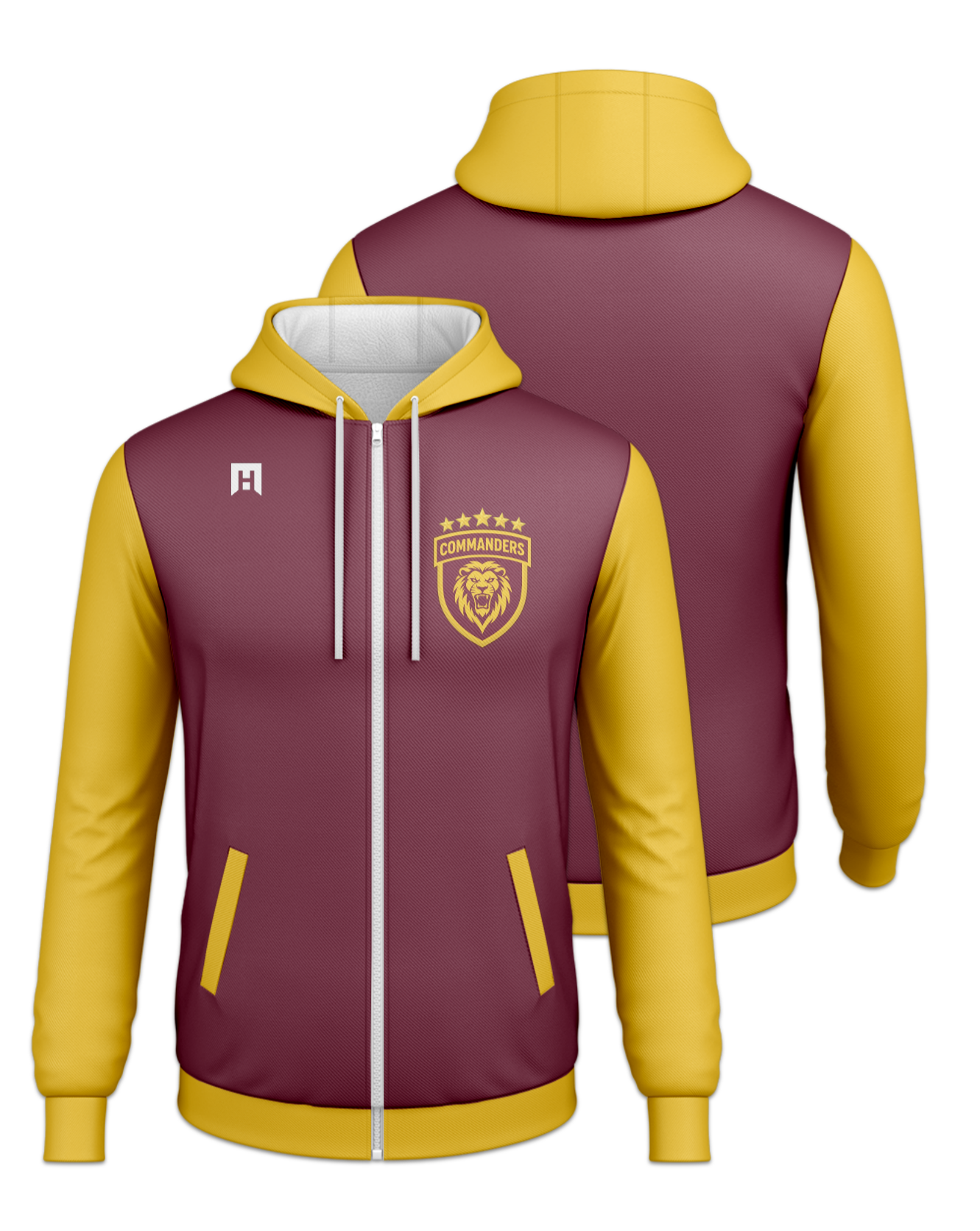 Rendered product preview, stack