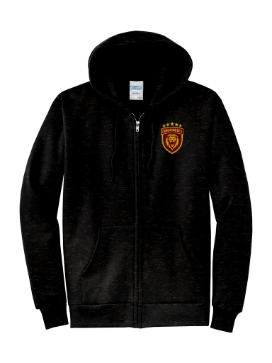 GVYF Commanders Core Fleece Full-Zip Hooded Sweatshirt preview, front