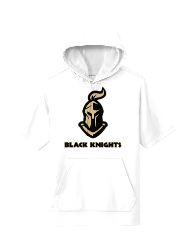 GVYF Black Knights Sport-Wick Fleece Short Sleeve Hooded Pullover preview, front