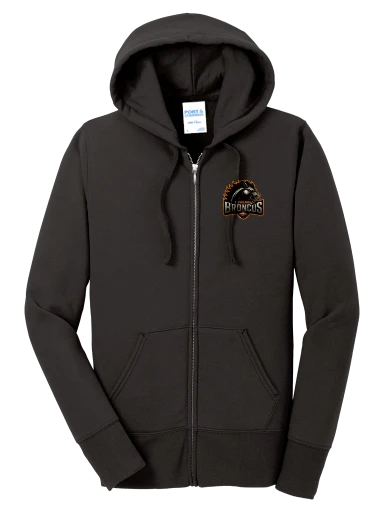 Port & Co Women's Core Fleece Full-Zip Hooded Sweatshirt preview, front