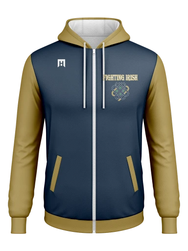 Full Zip Poly Fleece Hoodie preview, front