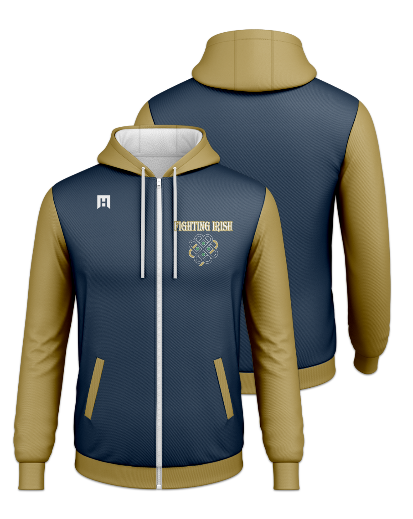 Rendered product preview, stack