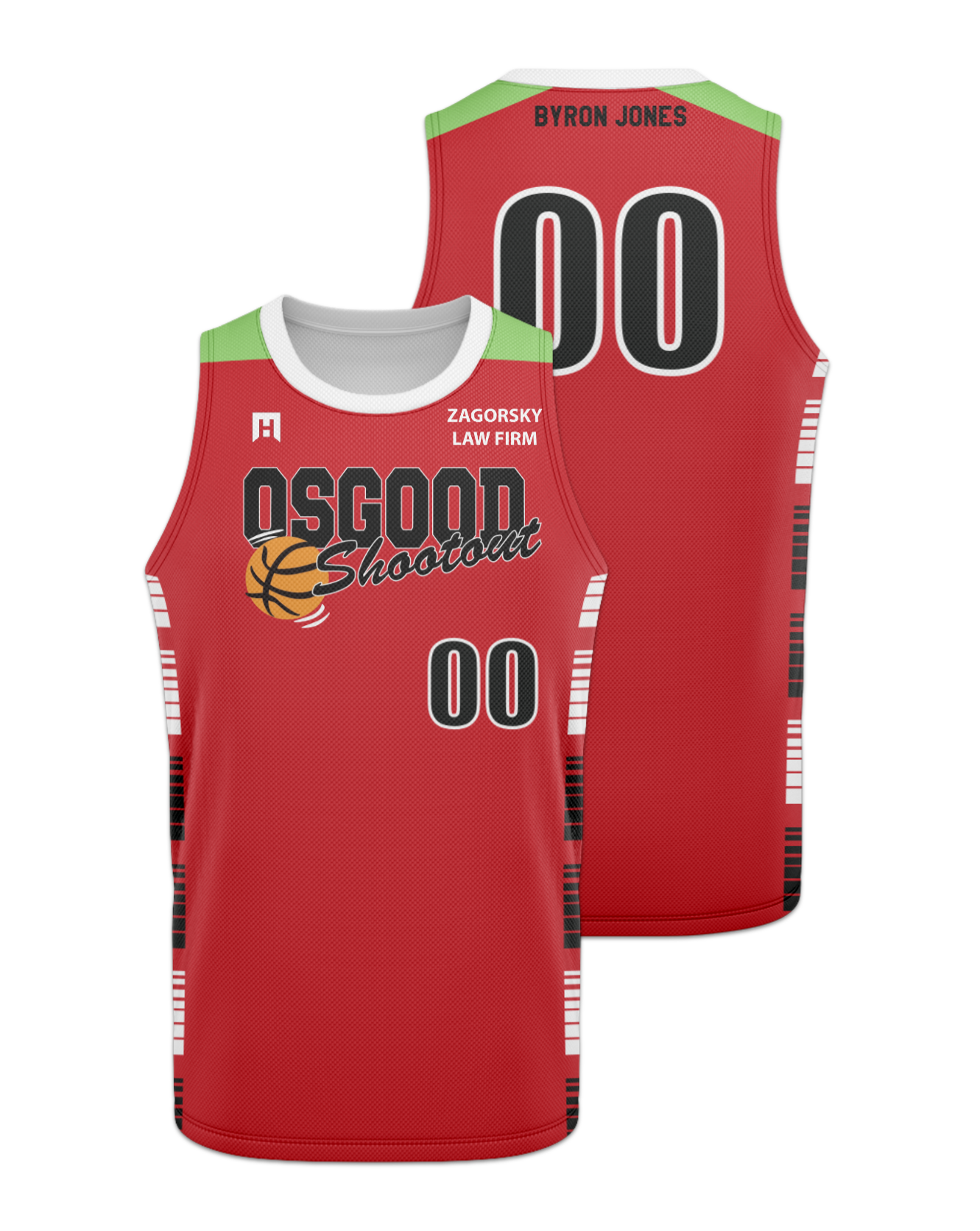 Rendered product preview, stack